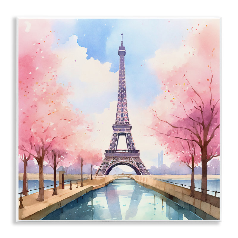 Paris Rendezvous Scene Wall Plaque Art by Andrea Haase