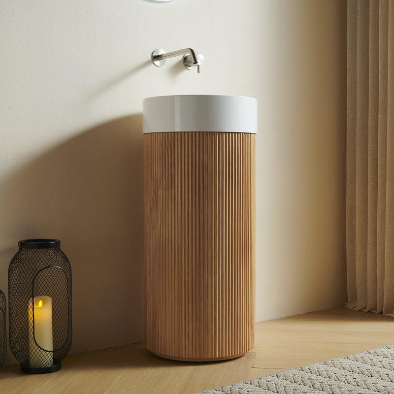 Meuble-lavabo moderne (doit inclure le meuble-lavabo et le lavabo), bois compact