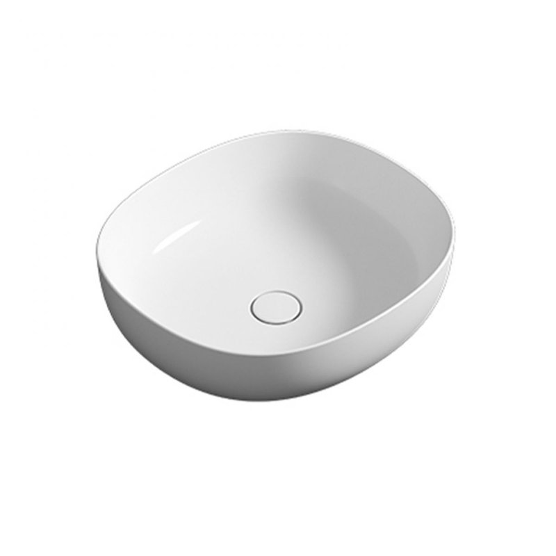 Pod 19.7'' L Bathroom Sink, Glossy White