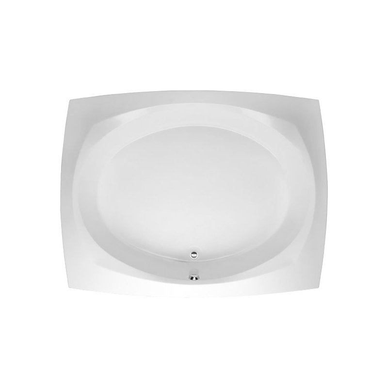 Largo 82'' L Soaking Bathtub, White, White