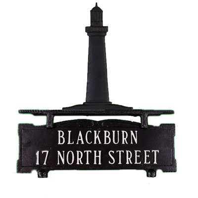 Metal Mailbox Sign