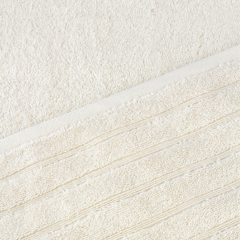 Ensemble de serviettes 100% coton turc Shantae - pièce, moelleux, léger et très absorbant - ensemble de 4, Ivoire ivoire