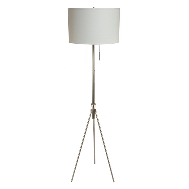 Lampe trépied réglable 58 "à 72" Mid-Century