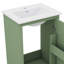Ensemble de meuble-lavabo élégant en céramique 20 po et lavabo en céramique-813701540