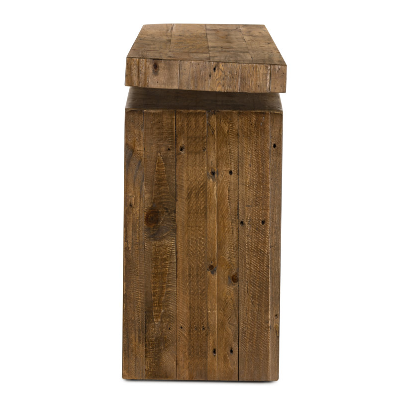 Matthes Solid Wood Console Table, Sierra Rustic Natural, 30.75" H x 60" W x 15" D