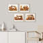 «Autumn Fall Fall Bumper Pumpkin Village Farm House Celebrations», impression sur papier 4 pièces-97770620-97770621