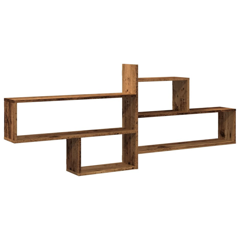 Wall Shelf 65.9X7.1X26.8" Engineered Wood, Old Wood