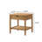 1-Drawer Nightstand with Shelf