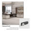 Bureau de direction en L 94,49 "simple et moderne-130149700