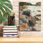 River Rocks par Stellar Design Studio - peinture sur toile tendue-465225223