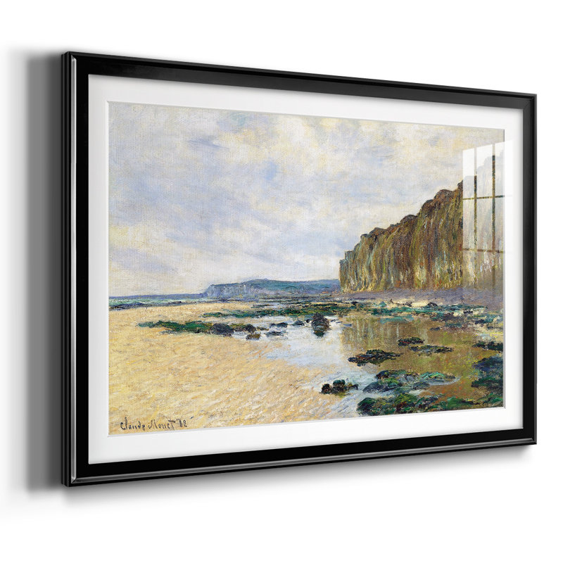 Claude Monet, reproduction d'art encadrée sur papier, Cadre noir, H 27 po x l 39 po x P 1,5 po