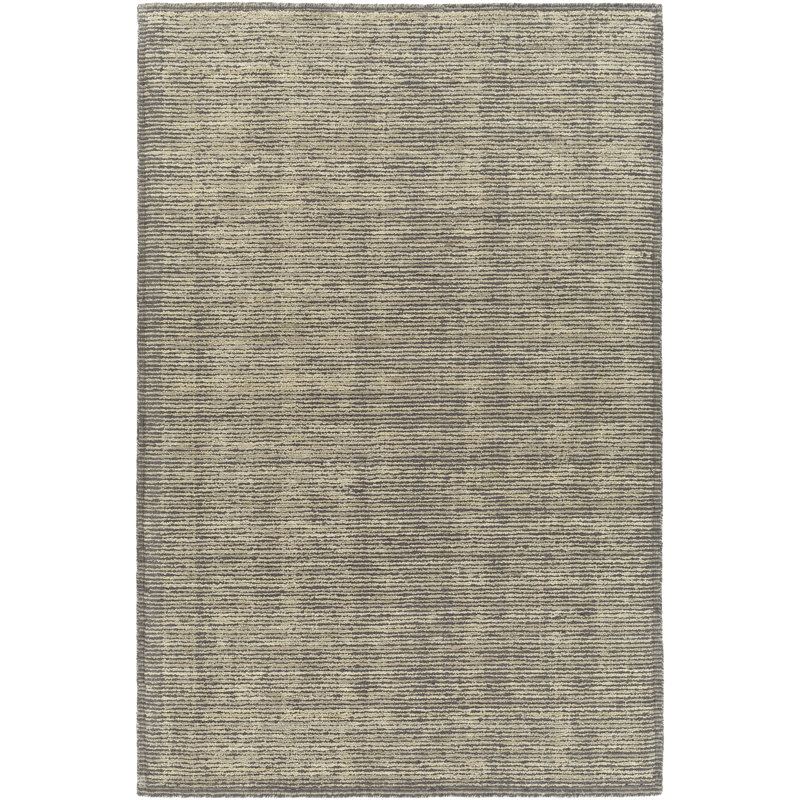 Viera Wool Area Rug, Rectangle 8' x 10', Tan