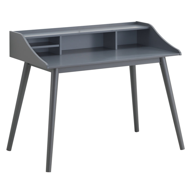 Amargosa 45-inch 4-compartment Writing Desk Grey, Gray