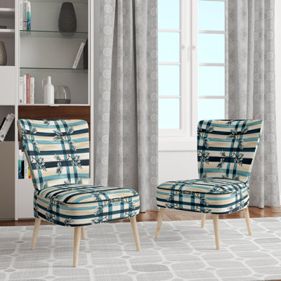 Chaise d'appoint rembourrée A