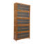 Armoire à chaussures rectangulaire autoportante en bambou à 10 couches avec portes