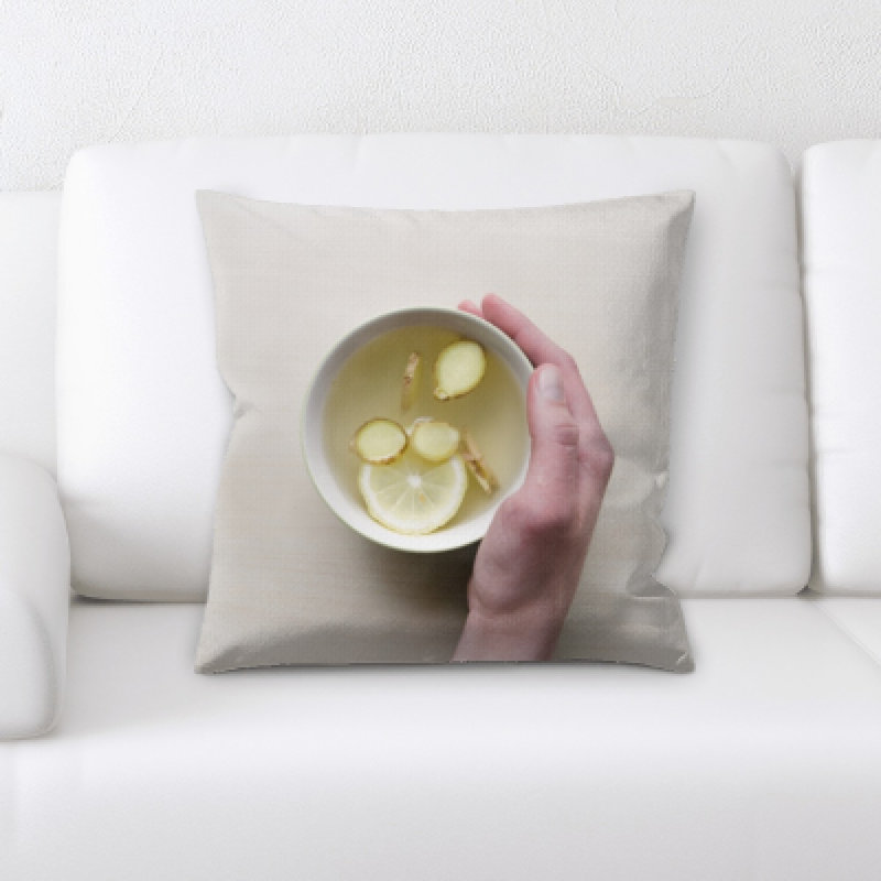 Microsuede Throw Pillow