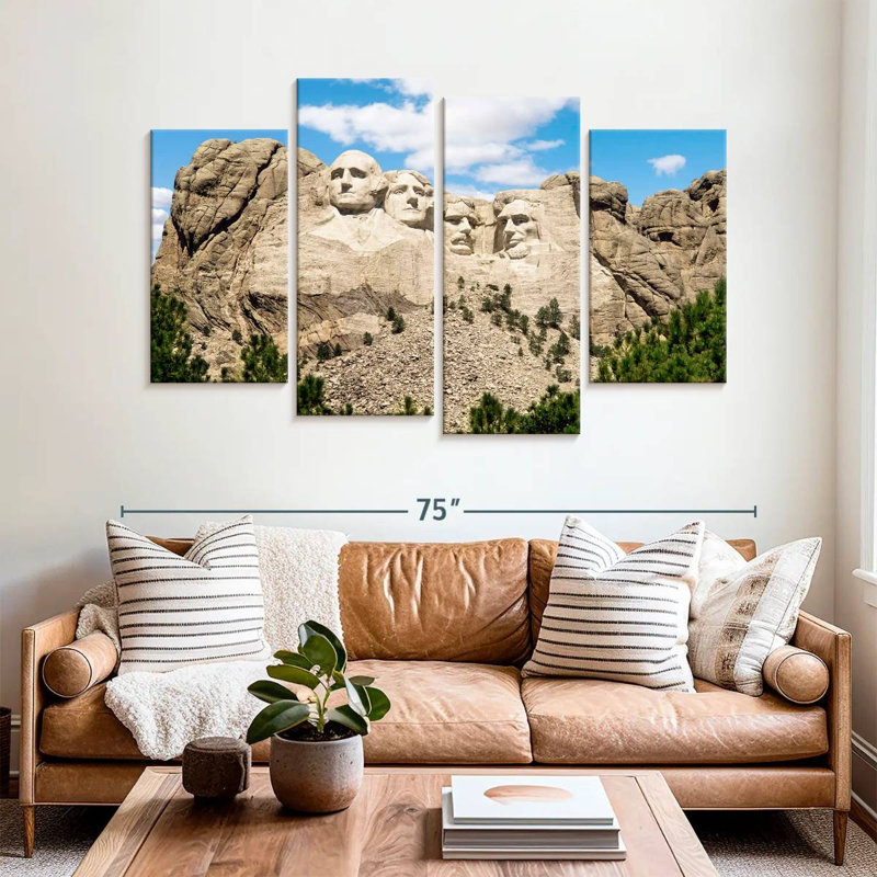 Lelar Mount Rushmore Landmark, 42" H x 68" W
