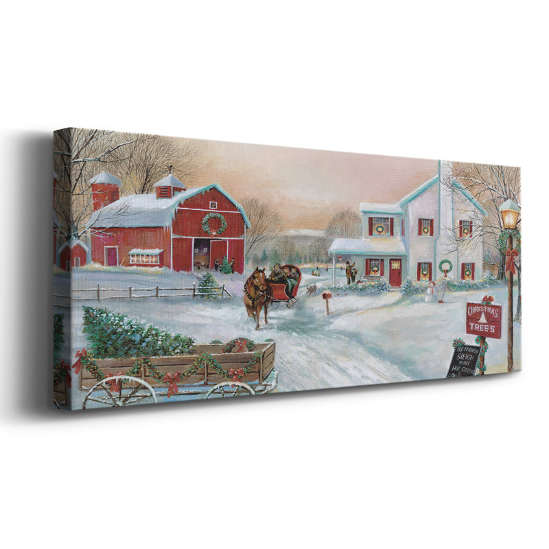 " Christmas Tree Farm ", 20" H x 50" W x 1.5" D
