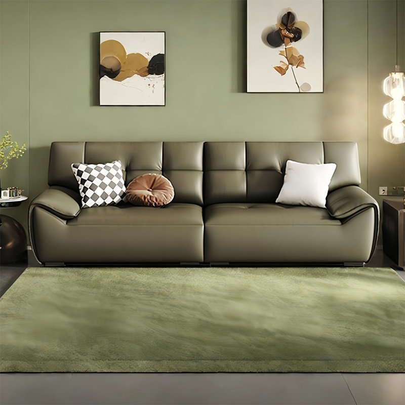 Canapé moderne avec oreilles éléphant, H 35,43 po x l 86,61 po x P 38,58 po, 3