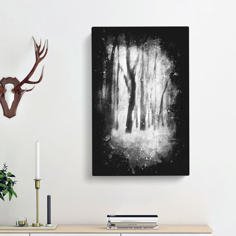 Forest Blur - Wrapped Canvas, 50cm H x 35cm W x 3cm D