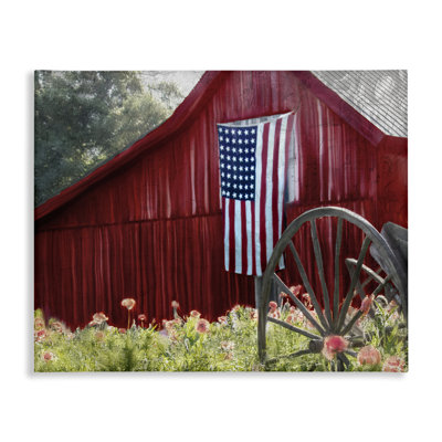 Country Farm Meadow Americana Giclee Art By Kim Allen