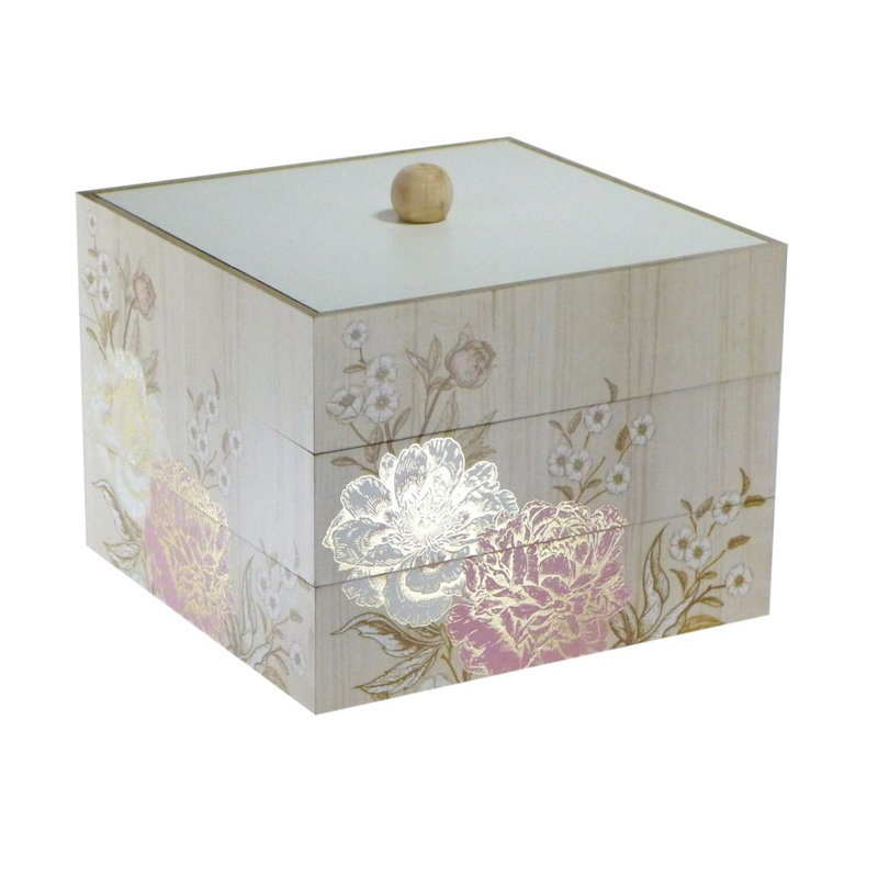 Manufactured Wood Decorative Box