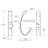 Contemporary Aluminum Wall Hook-20460432