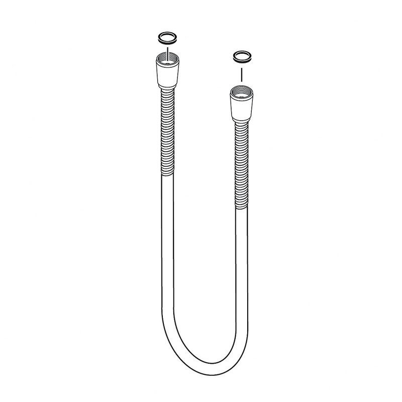 Composants de douche universels pour tuyaux et joints Ultraflex (R), Laiton poli lustré