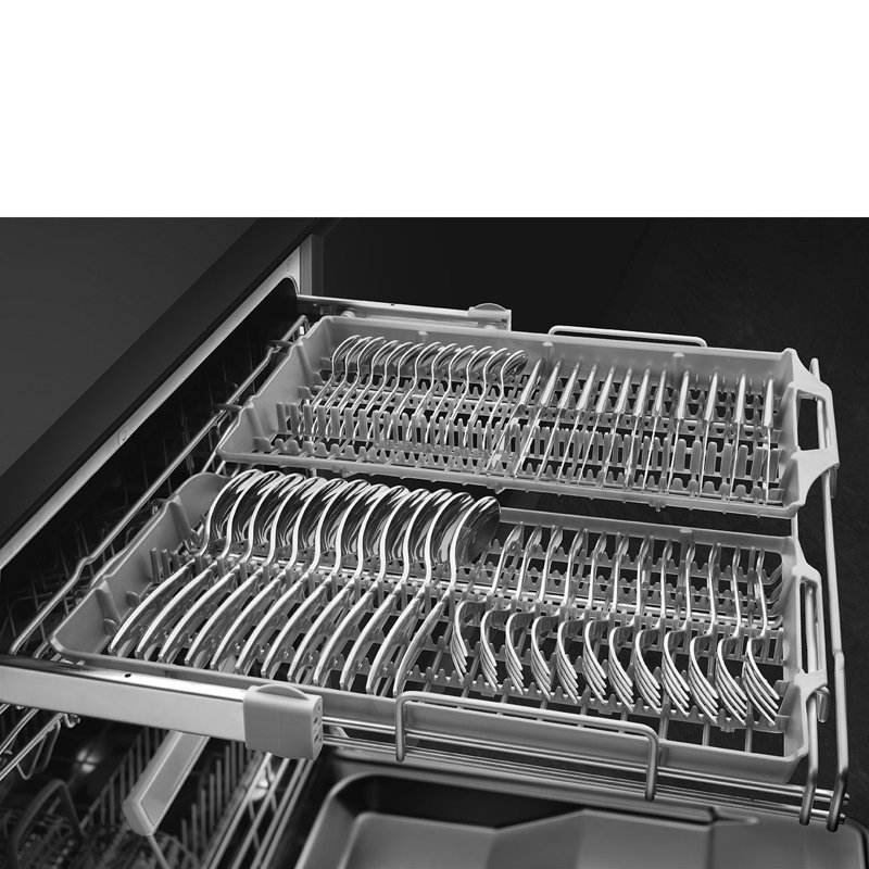 24" Smeg Retro Dishwasher, Cream