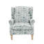 Fauteuil à oreilles moderne l 28 po confortable Lathbury pour le bureau de la chambre à coucher-131236774