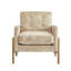 Fauteuil d'appoint à dossier capitonné Matson-857057011