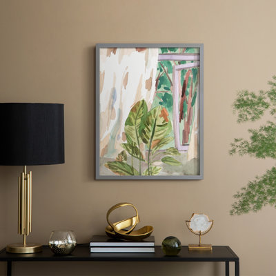 A Spring Window II Framed Print - Solid Wood