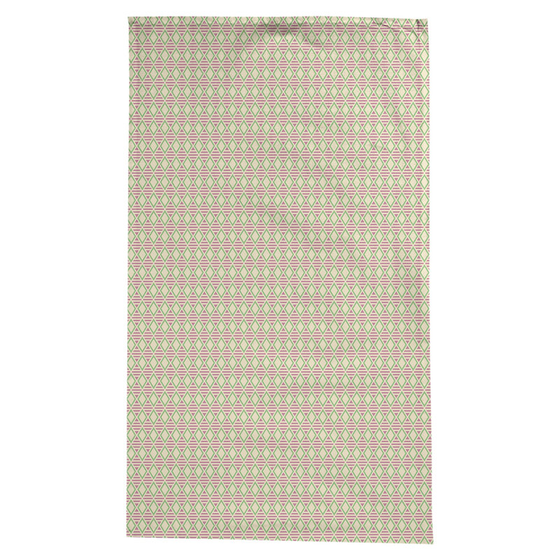Nappe Leffel, Rose / vert