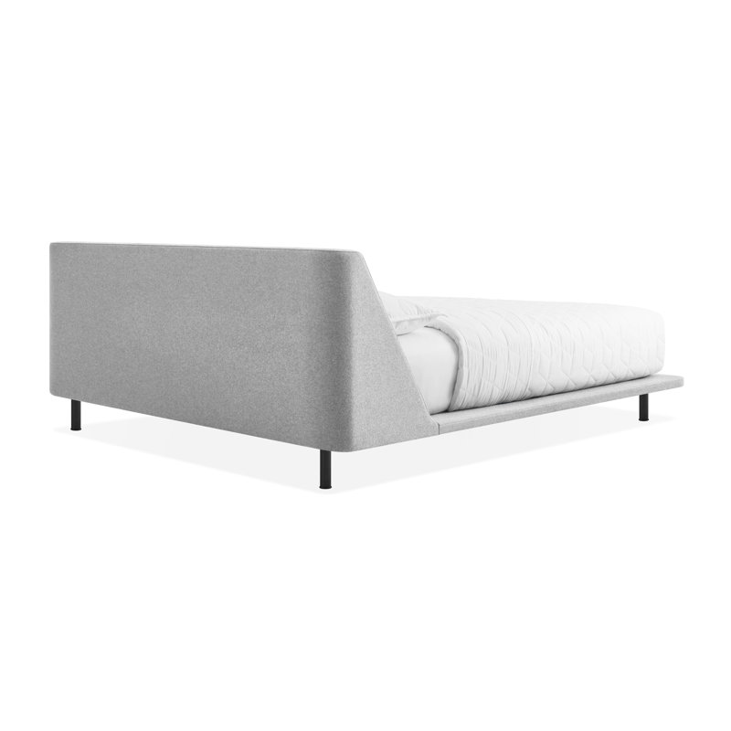Nook Upholstered Bed, King, Vesper Light Grey