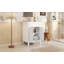 Meuble-lavabo 24 po avec lavabo supérieur, armoire de rangement moderne avec 2 portes à fermeture douce et tablette réglable, structure en bois massif-1459305414-1459305415