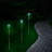 Silver Solar Powered Integrated LED Metal Pathway Light Pack