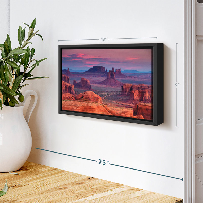 «Monument Valley Desert Landscape Wall Art», H 9 po x l 13 po