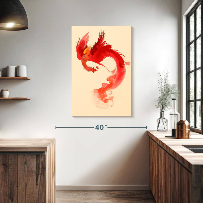 Kelan Phoenix Bird, H 39 po x l 26 po