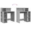 Desk With Storage 90X48x101.5 Cm Engineered Wood-1157389133