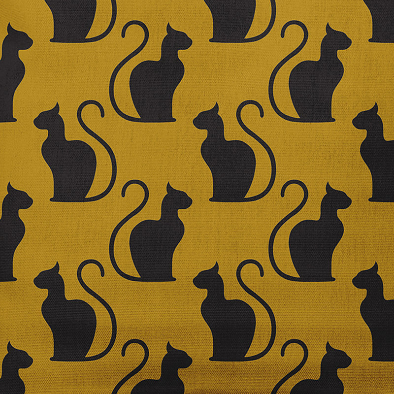 Reversible Throw Pillow, 20" x 20", Yellow