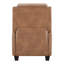 Chaise d'appoint en similicuir (ensemble de 2)-126128720