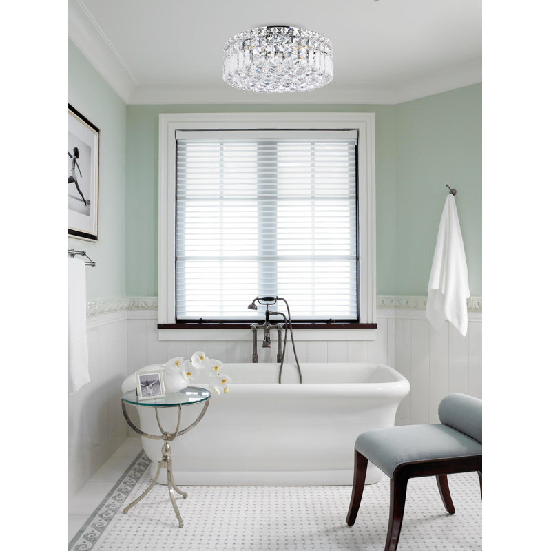 Isadora Crystal Flush Mount, Royal Cut