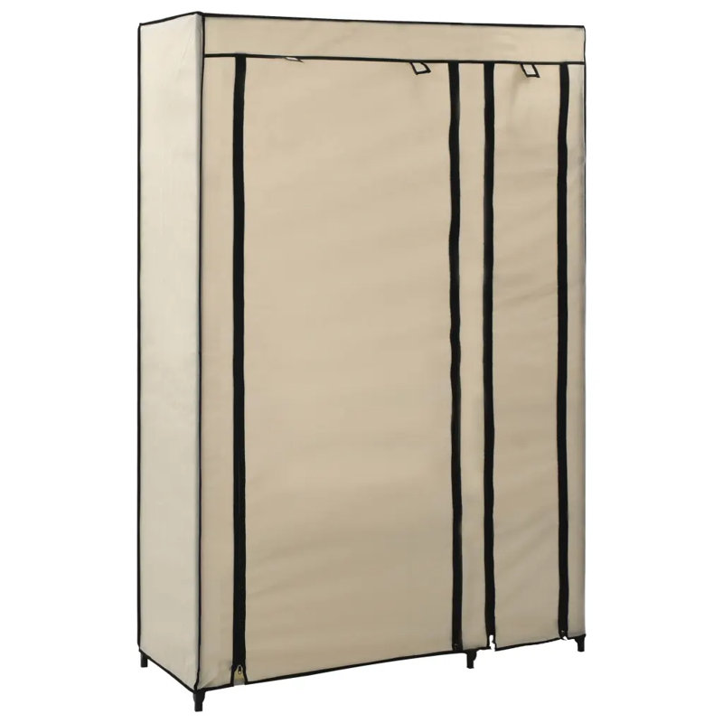 2 Door Wardrobe, Cream