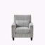 Fauteuil d'appoint de style moderne avec accoudoirs, fauteuil d'appoint rembourré en tissu confortable-2123683894