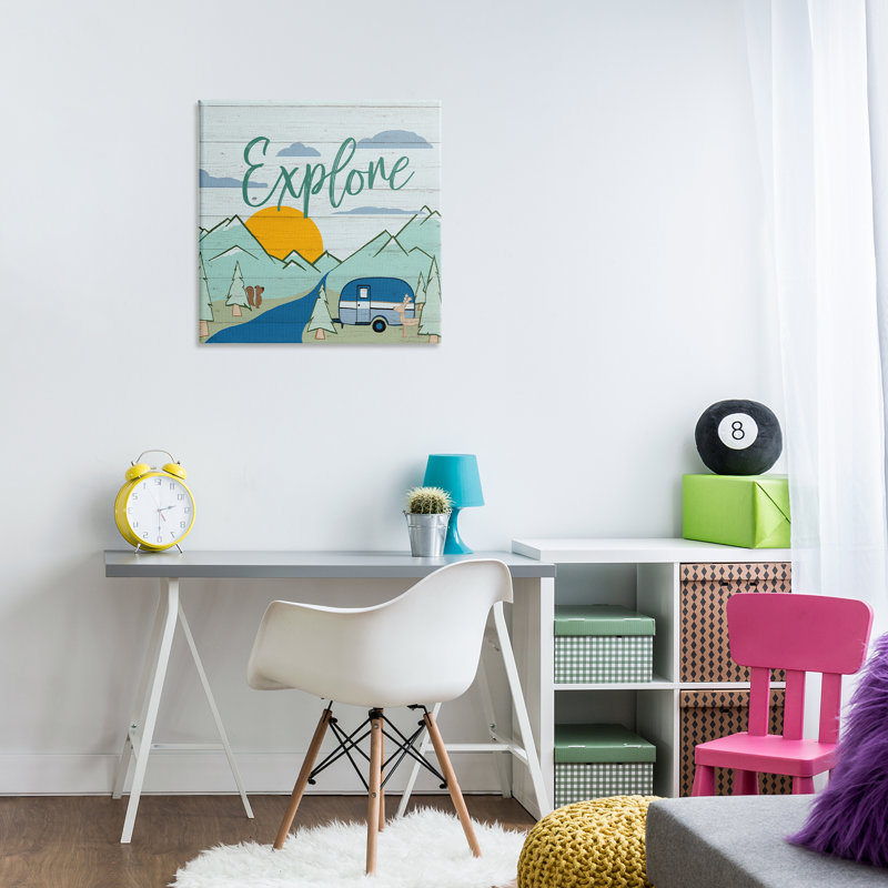 Explore Rustic Adventure Canvas Wall Art by Hugo Edwins, 24" H x 24" W
