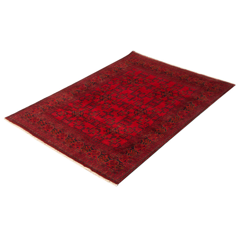 One-of-a-Kind 4'8" X 6'6" New Age Wool Area Rug in