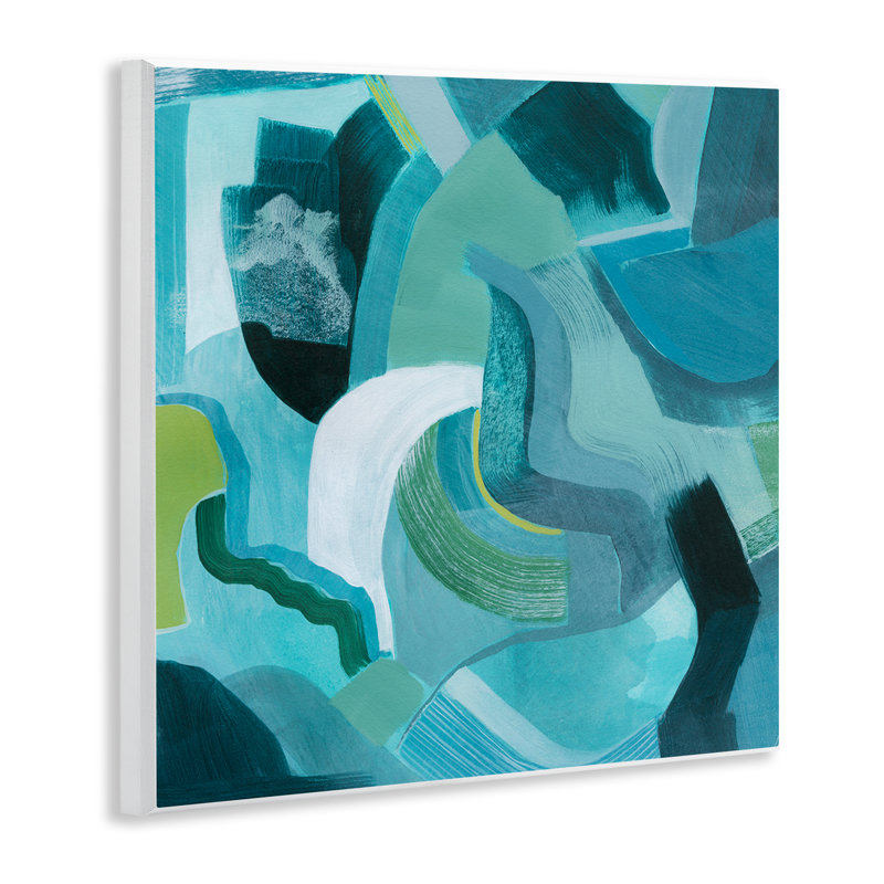 "Energetic Blue Motion", art mural par Grace Popp
