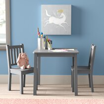 Harriet Bee Garikoitz Kids 3 Piece Arts And Crafts Table and Chair