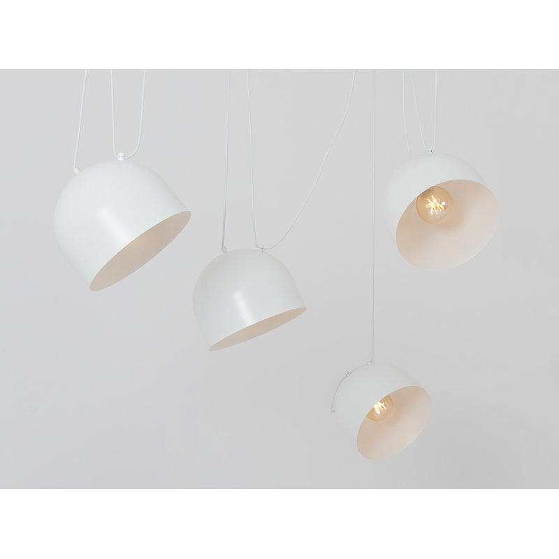Allan 4 - Light Unique/Statement Pendant, White