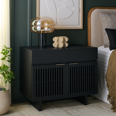Quaid 1 Drawer 2 Door Nightstand